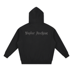 VAYLORARCHIVE BLACK ZIP UP HOODIE
