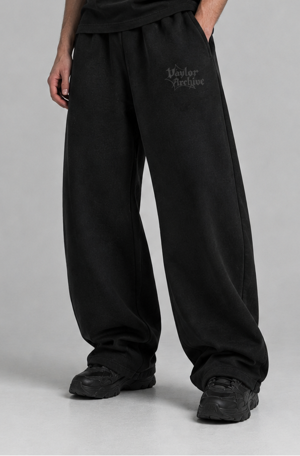 VAYLORARCHIVE BLACK SWEATPANTS